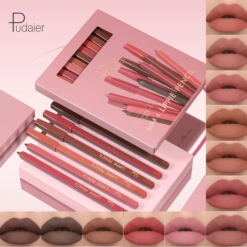 OEM Cosmetic Lip Liner Best Selling Waterproof Lip Liner Pencil Private Label Creamy Lipliner Set