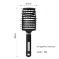 Factory Masterlee Brand Waterproof Vented Hair Curved Comb Hair Brush Nylon Teeth Massage the Scalp Detangling Hair Brush