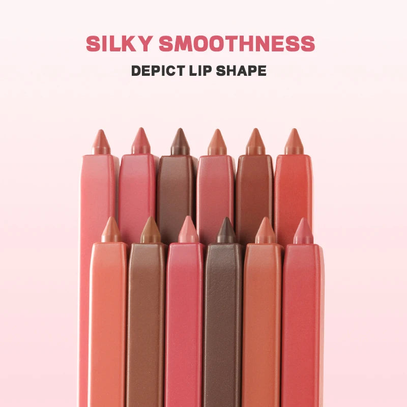OEM Cosmetic Lip Liner Best Selling Waterproof Lip Liner Pencil Private Label Creamy Lipliner Set