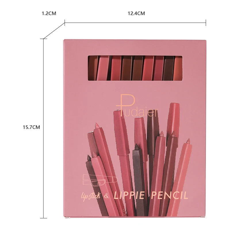 OEM Cosmetic Lip Liner Best Selling Waterproof Lip Liner Pencil Private Label Creamy Lipliner Set