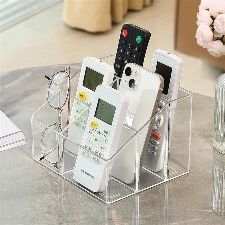 Desktop Cosmetics Storage Box, Dressing Table, Skin Care Product Storage Shelf, Acrylic Dormitory Transparent Compartment Lipstick Box