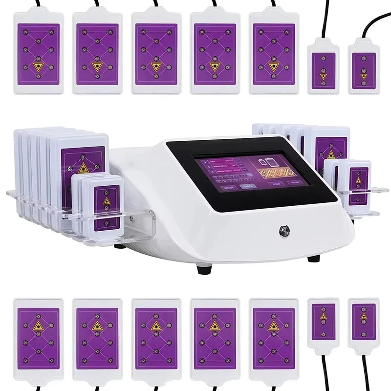 Máquina láser Profesional Para reducción De Grasa, Equipo De Belleza Anticelulitis, Adelgazante, pérdida De Peso Corporal, 14 Al