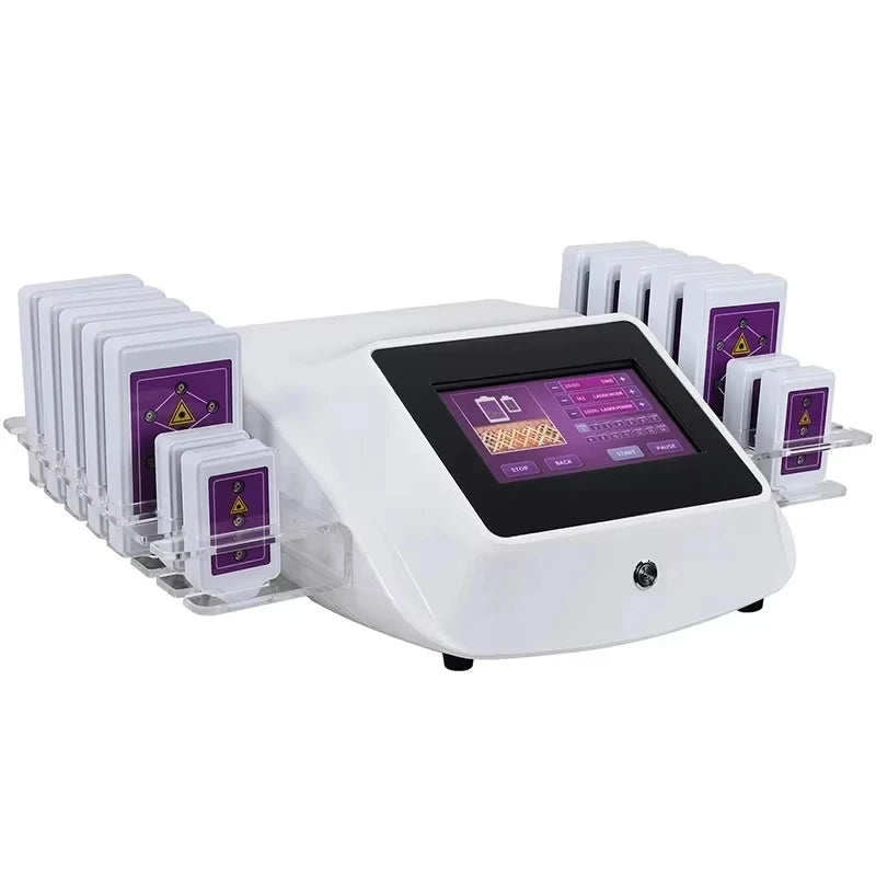 Máquina láser Profesional Para reducción De Grasa, Equipo De Belleza Anticelulitis, Adelgazante, pérdida De Peso Corporal, 14 Al